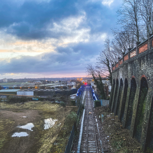 "Railway line" stock image