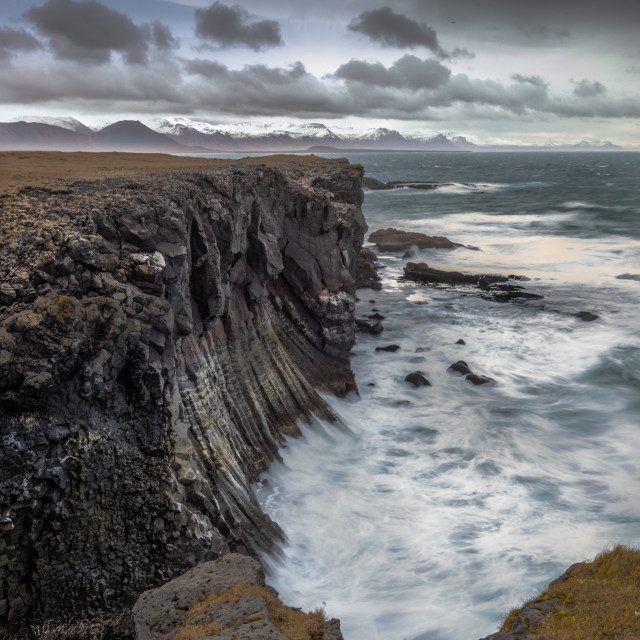 "Cliffs At Arnastapi Iceland" by Andrew Gray Photography - £20.00 "Cliffs At Arnastapi Iceland" stock image