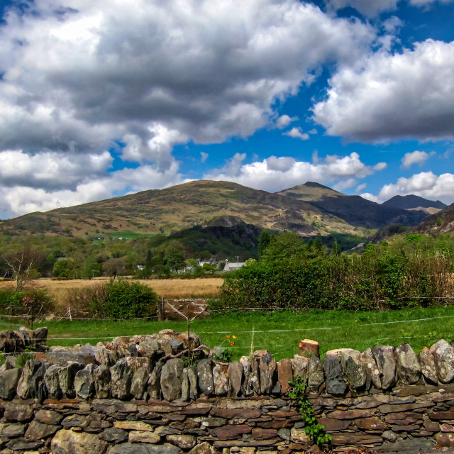 "North Wales." stock image