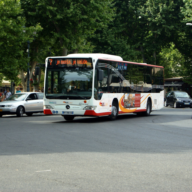 Local Bus AixenProvence  License, download or print for £2.00