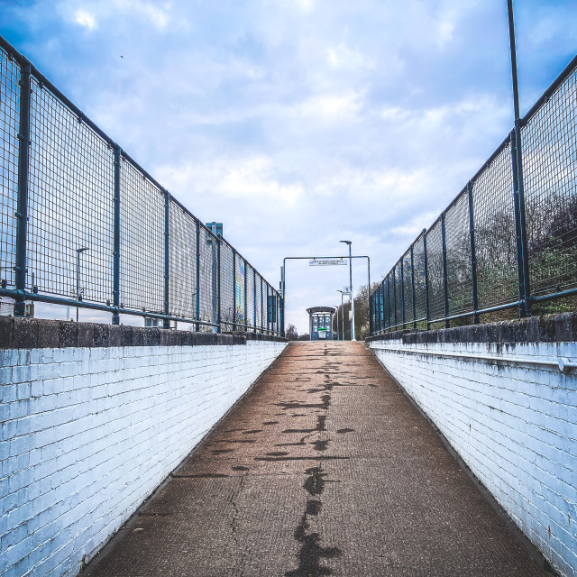 "Bedminster Train Station" stock image