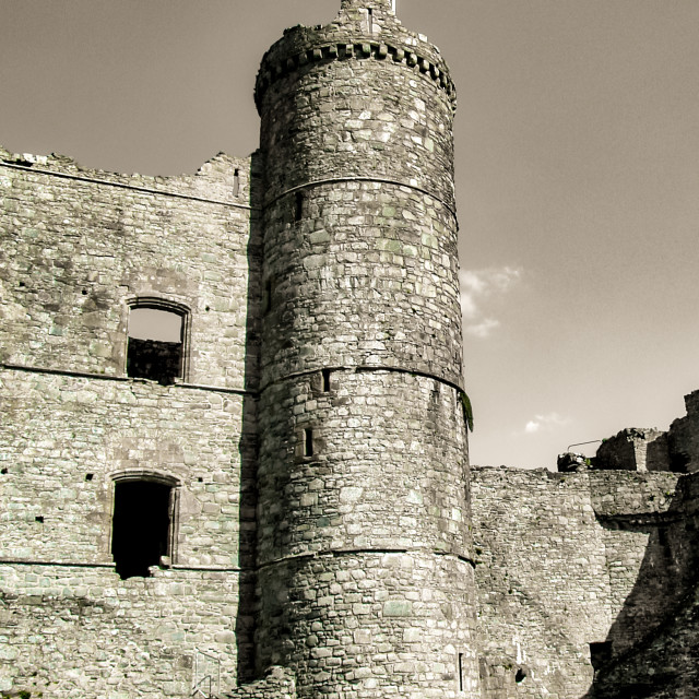 "Harlech Castle" stock image