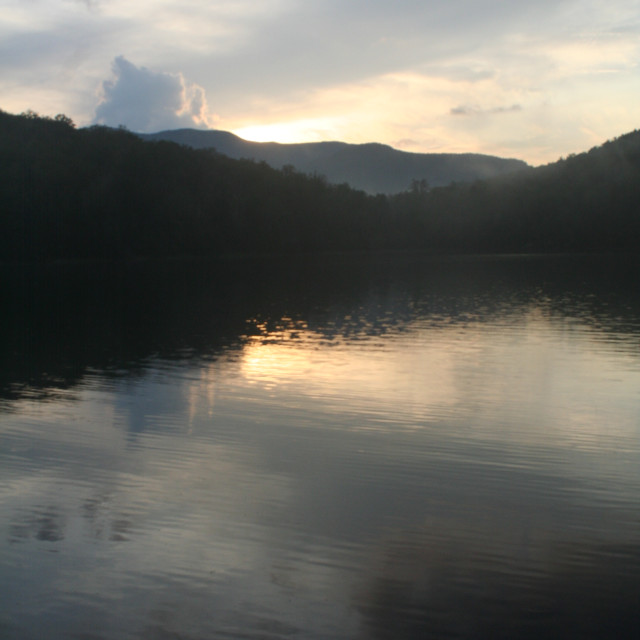 "Mount Jo at Heart Lake" stock image