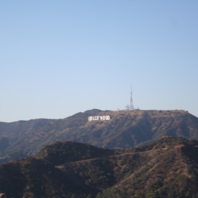 "Hollywood sign" stock image