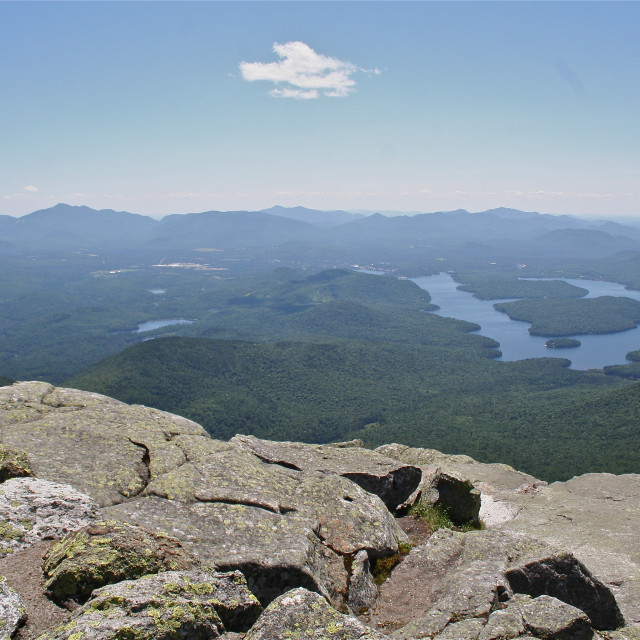 "Close up of Lake Placid" stock image