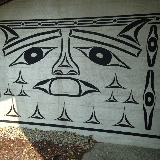 "Pacific Northwest Mural" by Aaron M Thompson PHOTO - $22.79 "Pacific Northwest Mural" stock image