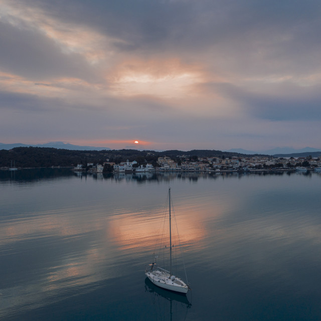 "Sunset at Porto Cheli" by Dimitris Tzankatian - $6.09 "Sunset at Porto Cheli" stock image