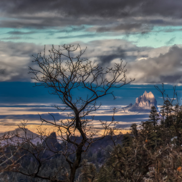 "mountain top-new mexico-view-sunrise-target" by Chuck Taylor - £77.82 "mountain top-new mexico-view-sunrise-target" stock image