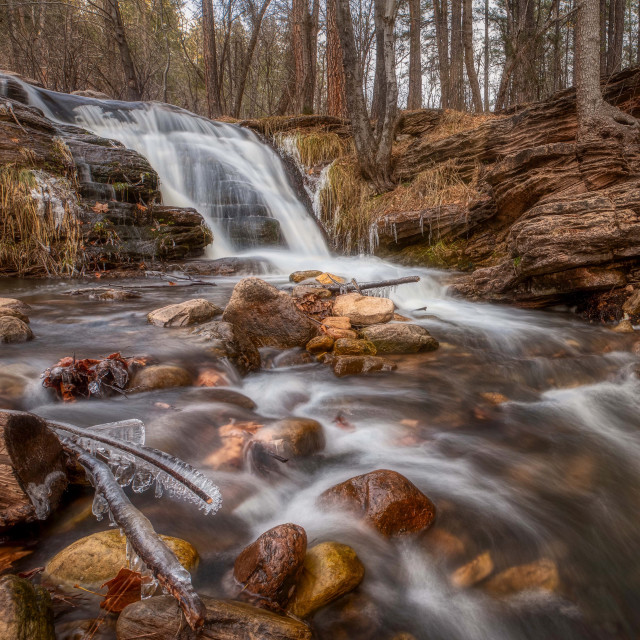 "waterfall-travel-arizona-vacation-national forest" by Chuck Taylor - £77.82 "waterfall-travel-arizona-vacation-national forest" stock image