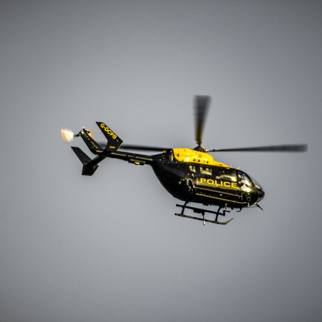 "NPAS Police Eurocopter." stock image