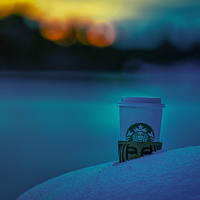 "photography-advertising-sunrise-lake-snow" by Chuck Taylor - £77.82 "photography-advertising-sunrise-lake-snow" stock image