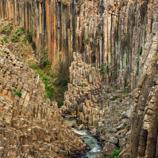 "Basalt Prisms" by Expvisual Filmmaking and Photography SAS de CV - $18.52 "Basalt Prisms" stock image