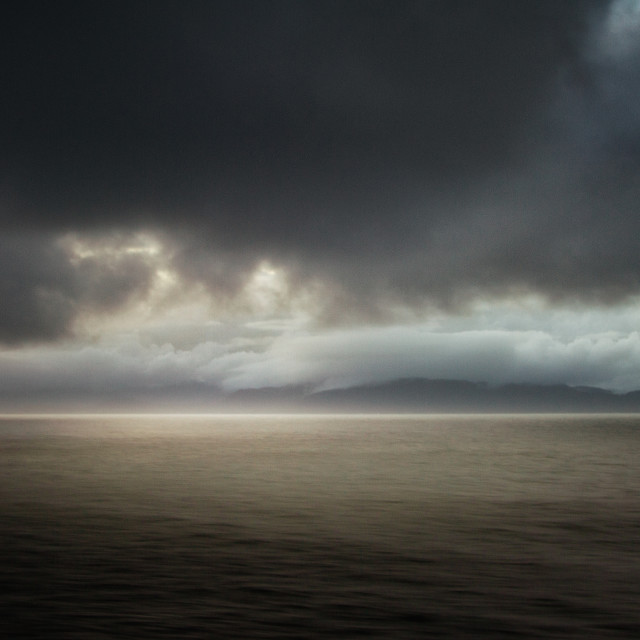 "Inside Passage - Alaska" by Wes Schulstad - £16.00 "Inside Passage - Alaska" stock image