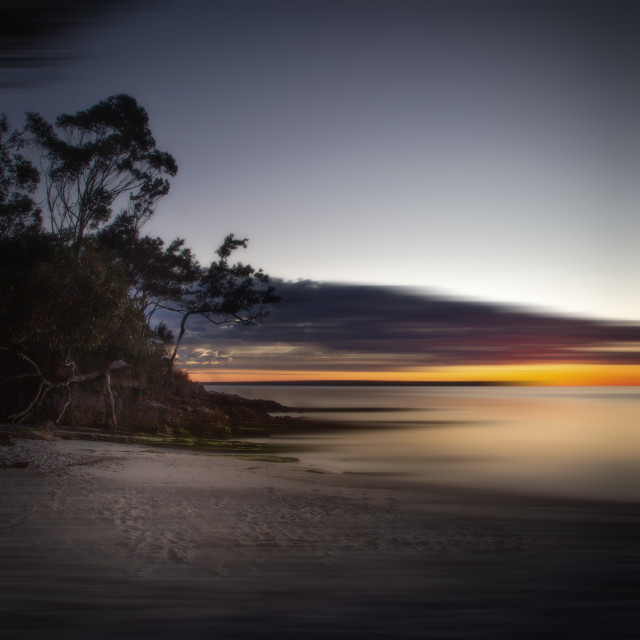 "Blenheim Beach" by Wes Schulstad - £16.00 "Blenheim Beach" stock image
