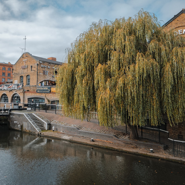 "Regent's Canal, Camden Town, London, England" stock image