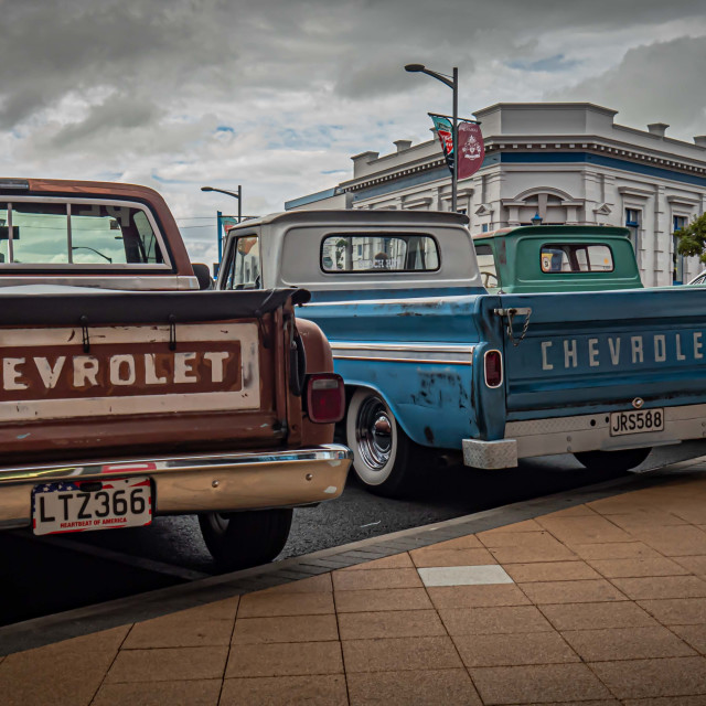 "Chevy Pick Up Trucks" stock image