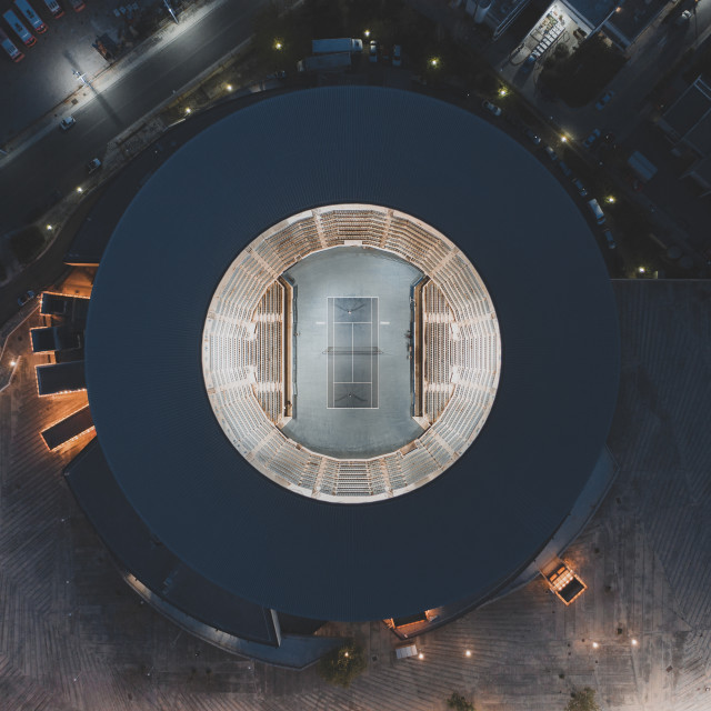 "OAKA Olympic Tennis Center" by Dimitris Tzankatian - $6.09 "OAKA Olympic Tennis Center" stock image