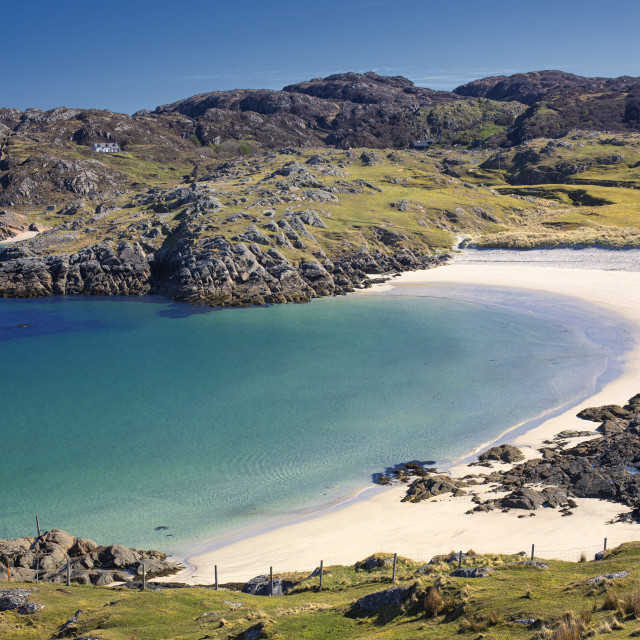 "Achmelvich Beach, Early Morning" stock image