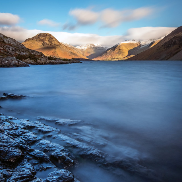 "Early January at Wastwater, Lake District" stock image