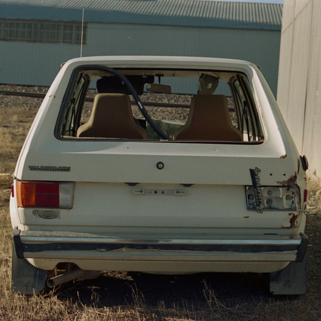 "abandoned coupe two" by Zachary I Peabody - £10.00 "abandoned coupe two" stock image