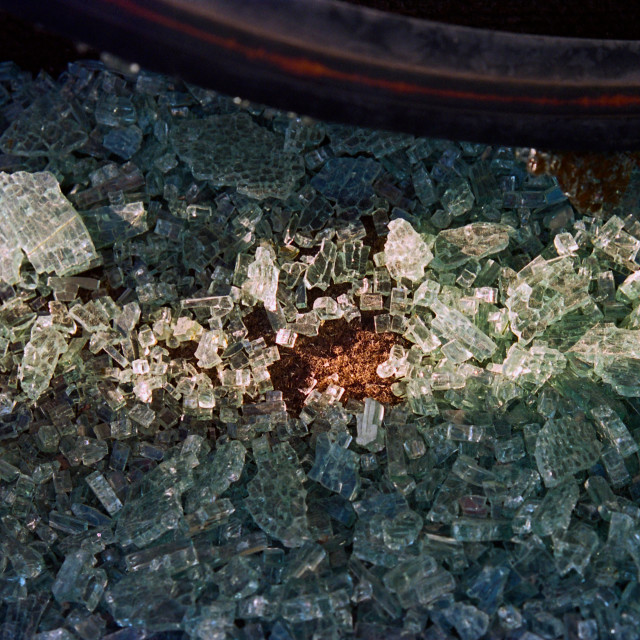 "Broken Glass two" by Zachary I Peabody - £10.00 "Broken Glass two" stock image