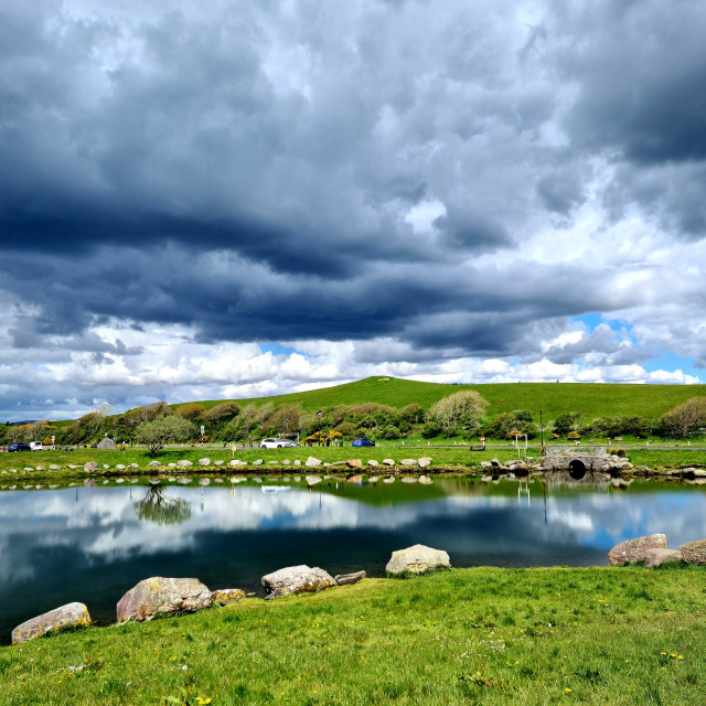 "Irish skies" stock image