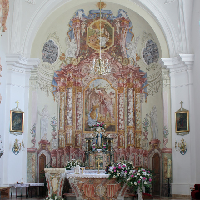 "Parish Church of St. Mary Magdalene in Sela kod Siska, Croatia" stock image