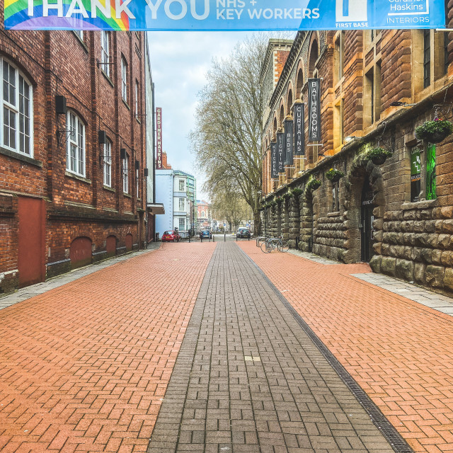 "Thank you NHS & key workers" stock image