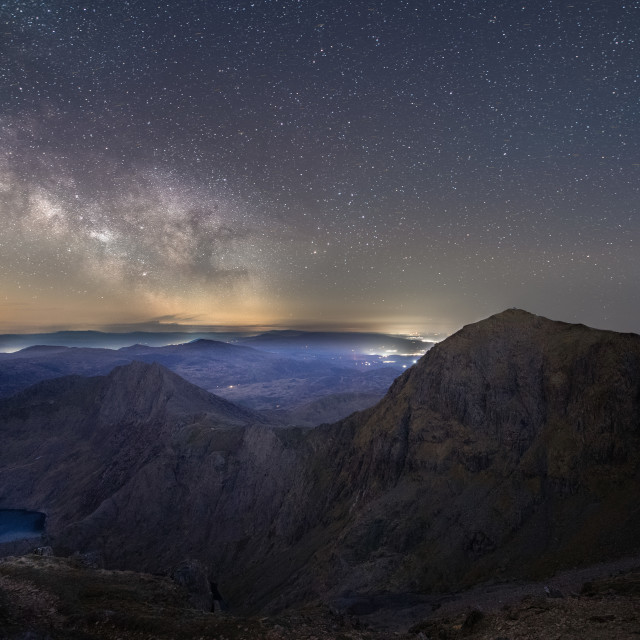 "The Milky Way next to Snowdon, Wales" by Kat Lawman - $37.04 "The Milky Way next to Snowdon, Wales" stock image
