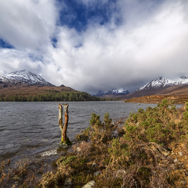 "Loch Clair, Beinn Eighe and Torridon" stock image