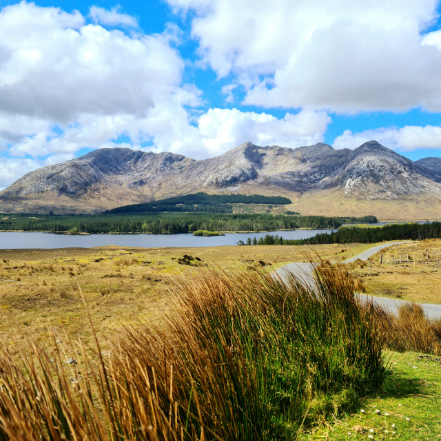 "Lough Inagh" stock image