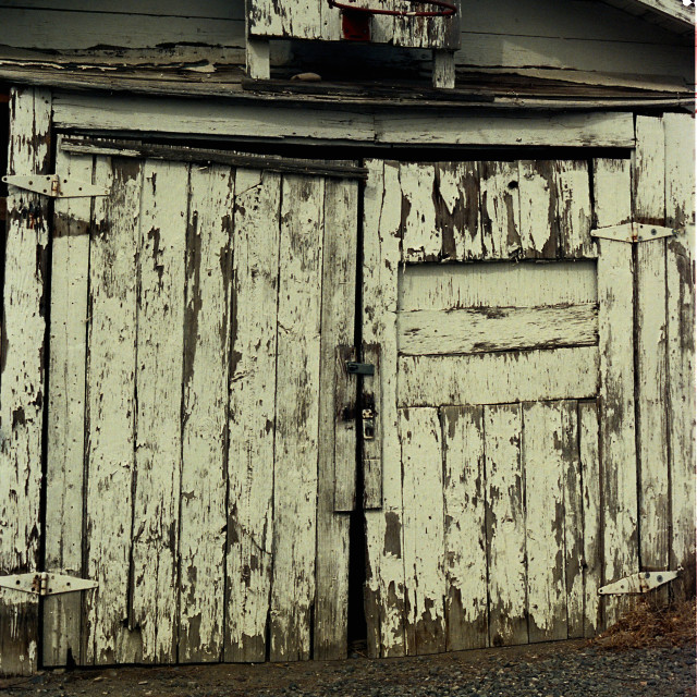 "Forgotten Basketball Shed" by Zachary I Peabody - £10.00 "Forgotten Basketball Shed" stock image