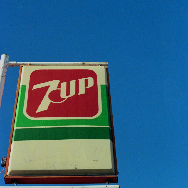 "7 Up VFW" by Zachary I Peabody - £10.00 "7 Up VFW" stock image