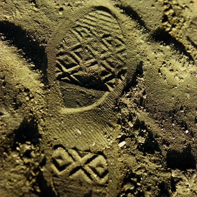 "Chuck Shoeprint" by Zachary I Peabody - £10.00 "Chuck Shoeprint" stock image