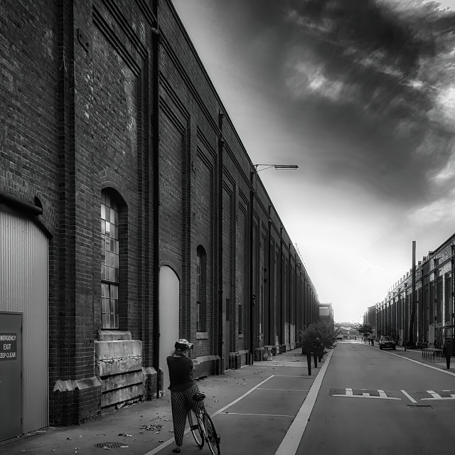 "Midland Workshops Scene" stock image