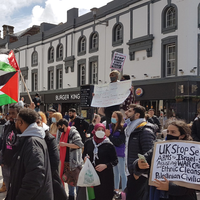 "Palestinian Protest" stock image