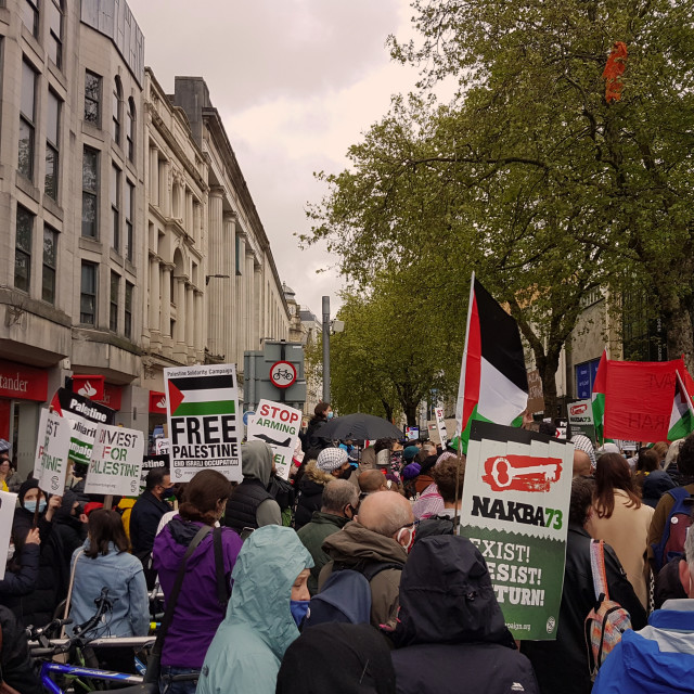 "Palestinian Protest" stock image