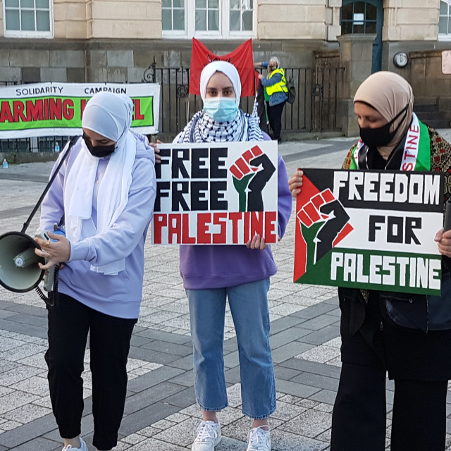 "Free Free Palestine" by Steve Harrison - $3.70 "Free Free Palestine" stock image