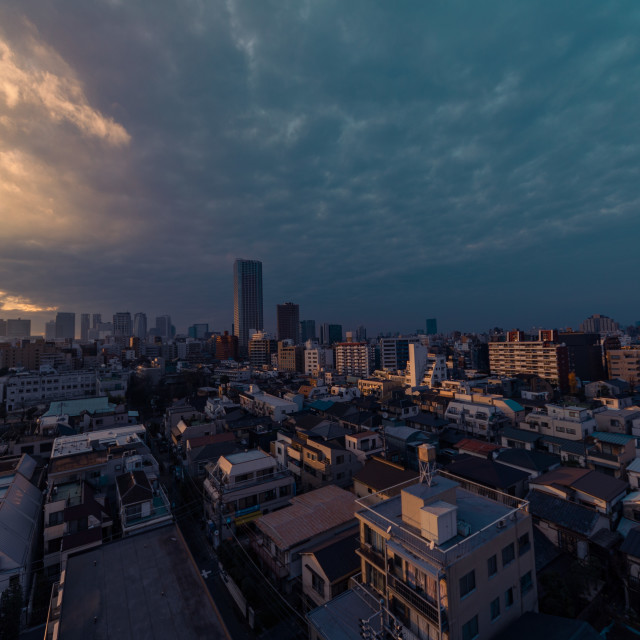"Tokyo Skyline" stock image