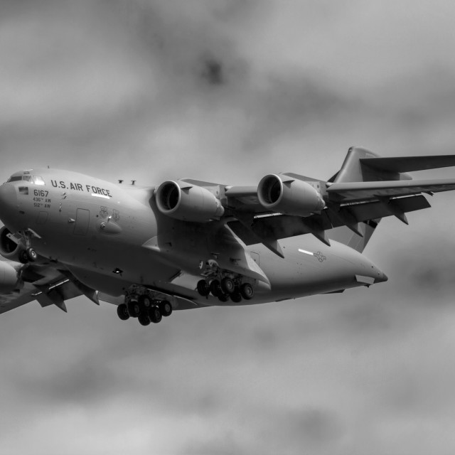 "USAF C-17 Globemaster" stock image