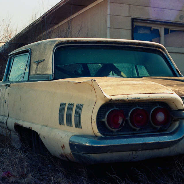 "1960 Thunderbird 4" by Zachary I Peabody - £10.00 "1960 Thunderbird 4" stock image