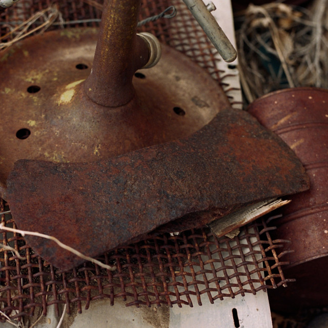 "Rusty Bit" by Zachary I Peabody - £10.00 "Rusty Bit" stock image