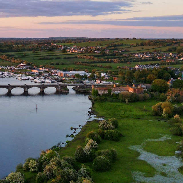"Banagher on the River Shannon In Offaly" stock image