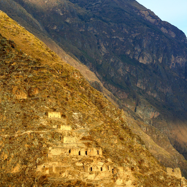 "Ollantaytambo, Peru" stock image