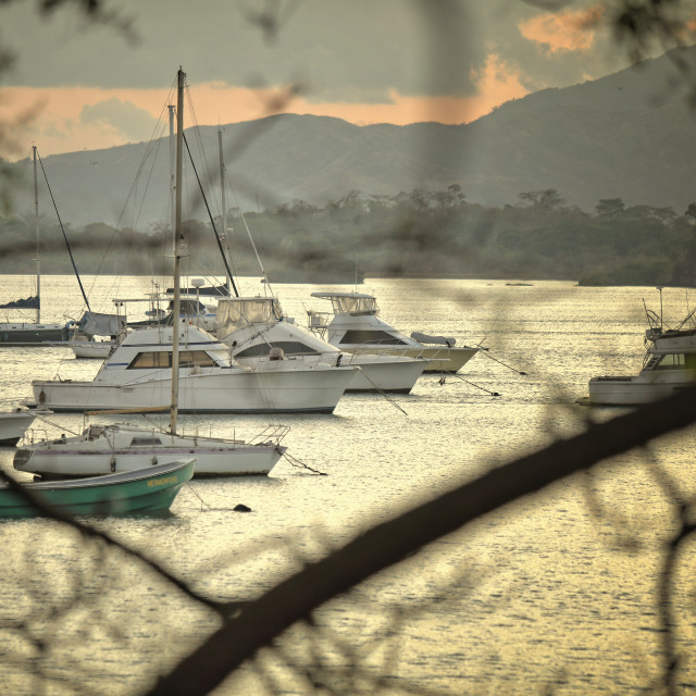 "Hermoso Mar y sus Yates" by Panamarketphoto - $79.28 "Hermoso Mar y sus Yates" stock image