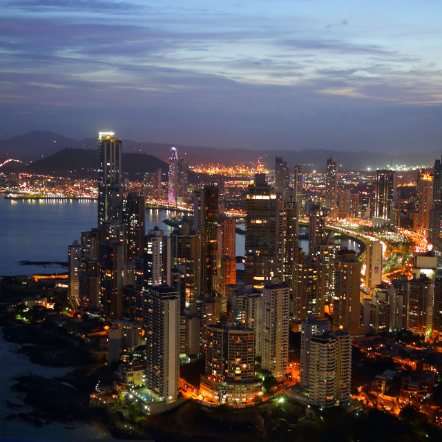 "Majestuosa Vista de Panamá" stock image