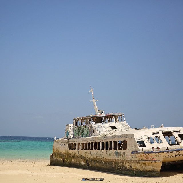 "Barco Abandonado" stock image