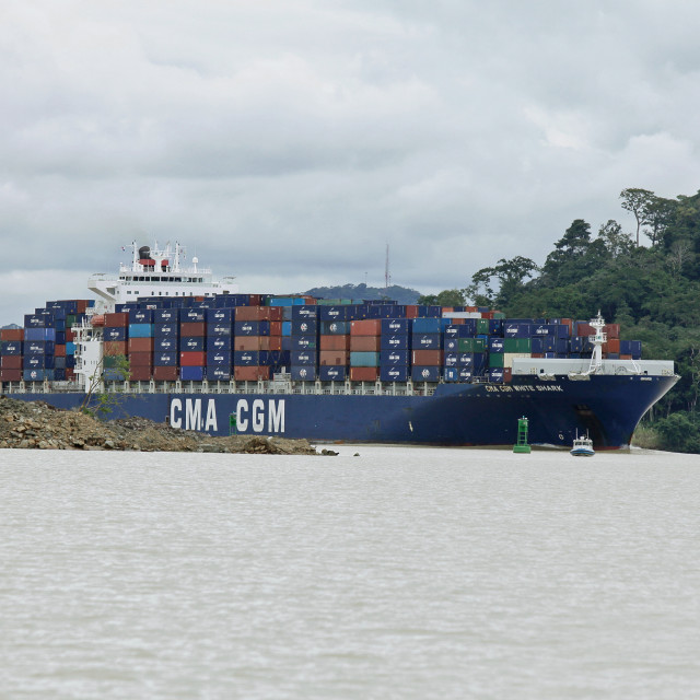 "Barco de Contenedores" stock image