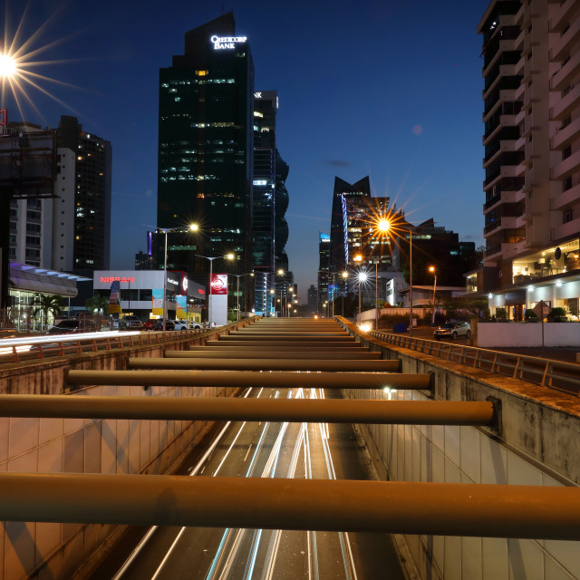 "Entorno Urbano de Calle 50 Panama" stock image