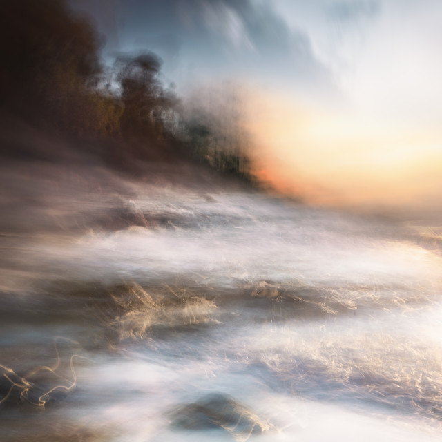 "Impressions. Dawn. Jervis Bay" by Wes Schulstad - £16.00 "Impressions. Dawn. Jervis Bay" stock image